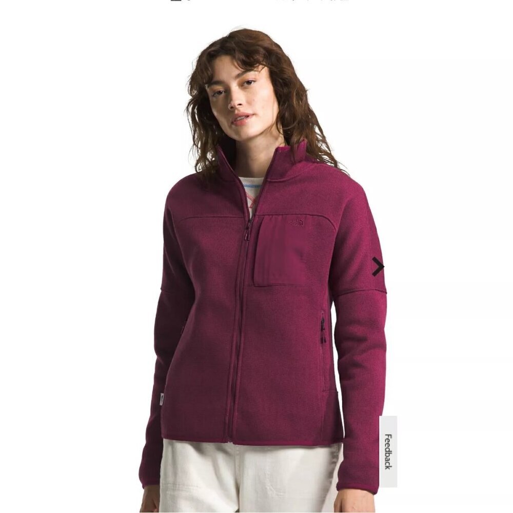 The North Face Women's Front Range Fleece Zip Berry Red Jacket Size Medium $130 - Picture 1 of 16